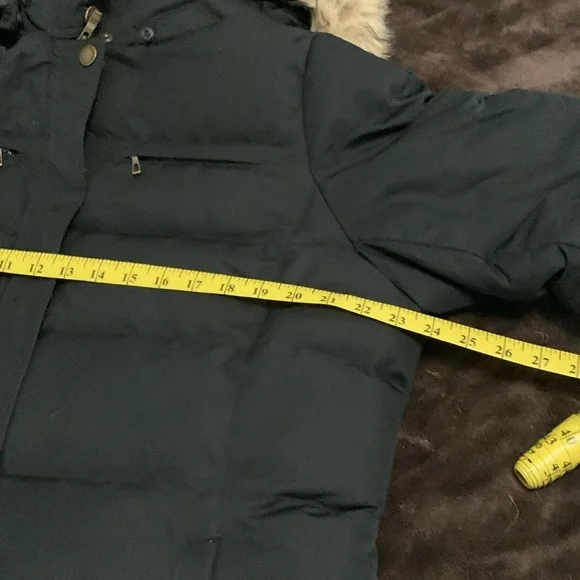 Long Lands End down women’s coat XL - Picture 7 of 9